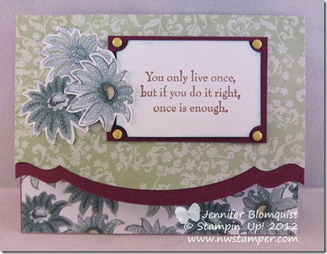 Paisley Petals Anniversary Card – Northwest Stamper