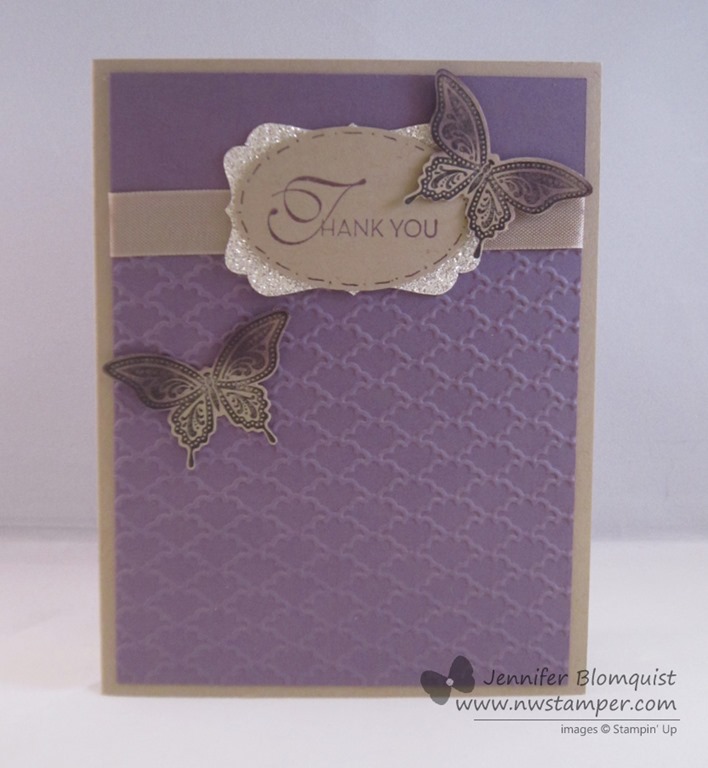 Very Vintage Butterfly Thank You (Convention CASE) – Northwest Stamper