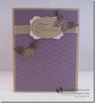 Very Vintage Butterfly Thank You (Convention CASE) – Northwest Stamper