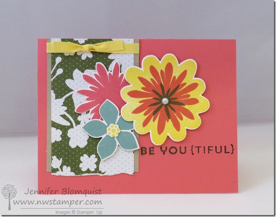 Another Flower Idea for your Flower Patch Cards – Northwest Stamper