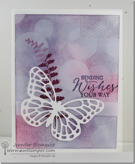 Butterfly Basics Bokeh CASE–a Pretty Purple Card! – Northwest Stamper